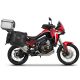 Complete set of SHAD TERRA TR40 adventure saddlebags and SHAD TERRA aluminium 48L topcase, including mounting kit SHAD HONDA CRF 1100 Africa Twin