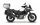 Complete set of SHAD TERRA TR40 adventure saddlebags and SHAD TERRA aluminium 48L topcase, including mounting kit SHAD SUZUKI DL 650 V-Strom