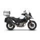 Complete set of SHAD TERRA TR40 adventure saddlebags and SHAD TERRA aluminium 48L topcase, including mounting kit SHAD SUZUKI DL 650 V-Strom