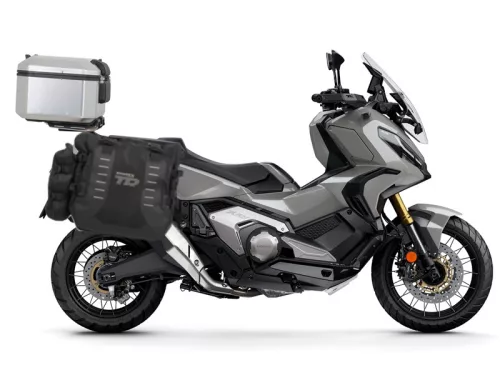 Set complet de genti laterale adventure SHAD TERRA TR40 si topcase din aluminiu SHAD TERRA 48L, incluzand kitul de montaj SHAD SUZUKI DL 1000 V-Strom/ DL 1050 V-Strom