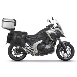   Complete set of SHAD TERRA TR40 adventure saddlebags and SHAD TERRA aluminium 48L topcase, including mounting kit SHAD HONDA NX 750 X 2021-