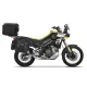 Set complet de genti laterale adventure SHAD TERRA TR40 si topcase din aluminiu SHAD TERRA negru 48L, incluzand kitul de montaj SHAD Aprilia Tuareg 660