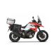 Complete set of SHAD TERRA TR40 adventure saddlebags and SHAD TERRA aluminium 55L topcase, including mounting kit SHAD SUZUKI DL 1000 V-Strom/ DL 1050 V-Strom