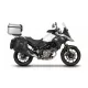 Complete set of SHAD TERRA TR40 adventure saddlebags and SHAD TERRA aluminium 55L topcase, including mounting kit SHAD SUZUKI DL 650 V-Strom