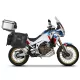 Complete set of SHAD TERRA TR40 adventure saddlebags and SHAD TERRA aluminium 55L topcase, including mounting kit SHAD HONDA CRF 1100 Africa Twin