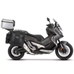   Set complet de genti laterale adventure SHAD TERRA TR40 si topcase din aluminiu SHAD TERRA 55L, incluzand kitul de montaj SHAD HONDA X-ADV 750