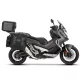 Set complet SHAD TERRA TR40 adventure saddlebags și SHAD TERRA negru aluminium 55L topcase, inclusiv kit de prindere SHAD HONDA X-ADV 750