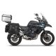 Complete set of SHAD TERRA TR40 adventure saddlebags and SHAD TERRA aluminium 55L topcase, including mounting kit SHAD Benelli TRK 502 X