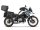 Complete set of SHAD TERRA TR40 adventure saddlebags and SHAD TERRA BLACK aluminium 55L topcase, including mounting kit SHAD BMW F750 GS / F850 GS