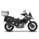 Complete set of SHAD TERRA TR40 adventure saddlebags and SHAD TERRA aluminium 55L topcase, including mounting kit SHAD SUZUKI DL 650 V-Strom