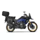 Set complet de genti laterale adventure SHAD TERRA TR40 si topcase din aluminiu SHAD TERRA TR55 PURE negru, incluzand kitul de montaj SHAD SUZUKI V-STROM 800 DE
