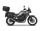 Set of SHAD TERRA TR40 adventure saddlebags and SHAD TERRA aluminium top case TR55 PURE BLACK, including mounting kit SHAD HONDA TRANSALP 750