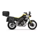 Set complet de genti laterale adventure SHAD TERRA TR40 si topcase din aluminiu SHAD TERRA TR55 PURE negru, incluzand kitul de montaj SHAD APRILIA TUAREG 660