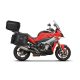Set of SHAD TERRA TR40 adventure saddlebags and SHAD TERRA aluminium top case TR55 PURE BLACK, including mounting kit SHAD BMW S1000XR