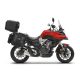 Set of SHAD TERRA TR40 adventure saddlebags and SHAD TERRA aluminium top case TR55 PURE BLACK, including mounting kit SHAD VOGE 500 DS/ DSX