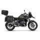 Set of SHAD TERRA TR40 adventure saddlebags and SHAD TERRA aluminium top case TR55 PURE BLACK, including mounting kit SHAD BMW R1250GS ADVENTURE
