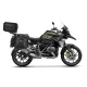Set complet de genti laterale adventure SHAD TERRA TR40 si topcase din aluminiu SHAD TERRA TR55 PURE negru, incluzand kitul de montaj SHAD BMW R1250GS ADVENTURE