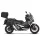 Set complet de genti laterale adventure SHAD TERRA TR40 si topcase din aluminiu SHAD TERRA TR55 PURE negru, incluzand kitul de montaj SHAD HONDA X-ADV 750