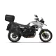 Set complet de genti laterale adventure SHAD TERRA TR40 si topcase din aluminiu SHAD TERRA TR55 PURE negru, incluzand kitul de montaj SHAD BMW F650GS/F700GS/F800GS
