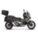 Set of SHAD TERRA TR40 adventure saddlebags and SHAD TERRA aluminium top case TR55 PURE BLACK, including mounting kit SHAD HONDA X-ADV 750