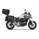 Set complet de genti laterale adventure SHAD TERRA TR40 si topcase din aluminiu SHAD TERRA TR55 PURE negru, incluzand kitul de montaj SHAD HONDA NC 750X