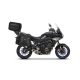 Set of SHAD TERRA TR40 adventure saddlebags and SHAD TERRA aluminium top case TR55 PURE BLACK, including mounting kit SHAD YAMAHA TRACER 900/GT