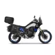 Set of SHAD TERRA TR40 adventure saddlebags and SHAD TERRA aluminium top case TR55 PURE BLACK, including mounting kit SHAD YAMAHA TENERE 700