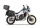 Set of SHAD TERRA TR40 adventure saddlebags and SHAD TERRA aluminium top case TR55 PURE BLACK, including mounting kit SHAD HONDA CRF 1100 L AFRICA TWIN ADVENTURE SPORT