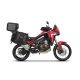 Set of SHAD TERRA TR40 adventure saddlebags and SHAD TERRA aluminium top case TR55 PURE BLACK, including mounting kit SHAD HONDA CRF 1100 L AFRICA TWIN