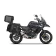 Set complet de genti laterale adventure SHAD TERRA TR40 si topcase din aluminiu SHAD TERRA TR55 PURE negru, incluzand kitul de montaj SHAD QJMOTOR SRT550