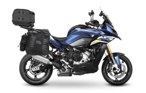 Set of SHAD TERRA TR40 adventure saddlebags and SHAD TERRA rear bag TR50, including mounting kit SHAD BMW S1000XR