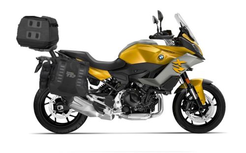 Set of SHAD TERRA TR40 adventure saddlebags and SHAD TERRA rear bag TR50, including mounting kit SHAD BMW F900R/XR
