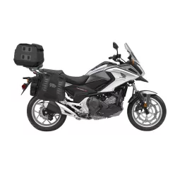   Set of SHAD TERRA TR40 adventure saddlebags and SHAD TERRA rear bag TR50, including mounting kit SHAD HONDA NC750X