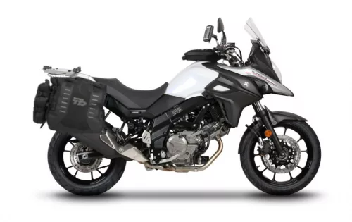 Complete set of SHAD TERRA TR40 adventure saddlebags, including mounting kit SHAD SUZUKI DL 650 V-Strom