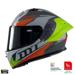 Casca Mt Helmets KRE+ Carbon Projectile D2 gri lucios