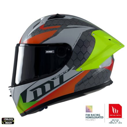 Casca MT Helmets Kre+ Carbon Projectile D2 Gri Lucios