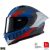 Casca MT Helmets Kre+ Carbon Projectile D7 Albastru Lucios