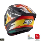 Casca Mt Helmets KRE+ Carbon Acosta A37 albastru inchis mat