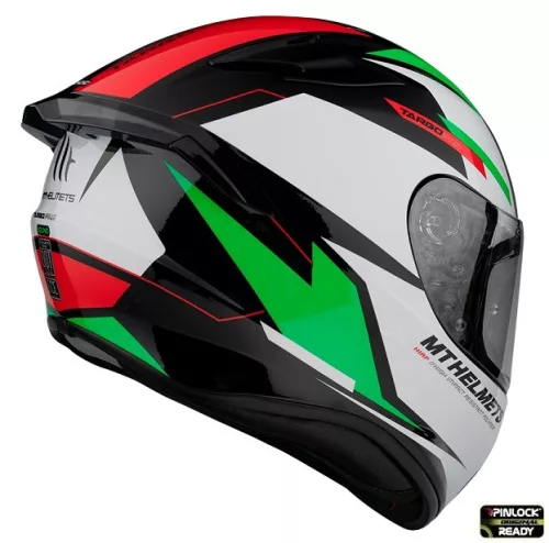 Casca Mt Helmets Targo Pro Sound C6 verde lucios