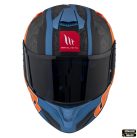 Casca Mt Helmets Targo Pro Welcome D4 Portocaliu Fluo Mat