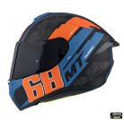 Casca Mt Helmets Targo Pro Welcome D4 Portocaliu Fluo Mat