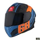 Casca Mt Helmets Targo Pro Welcome D4 Portocaliu Fluo Mat