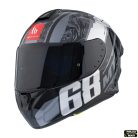 Casca Mt Helmets Targo Pro Welcome F2 Gri Lucios