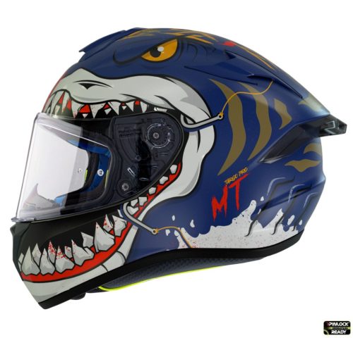 Casca Mt Helmets Targo Pro Sharky B7 Albastru Mat