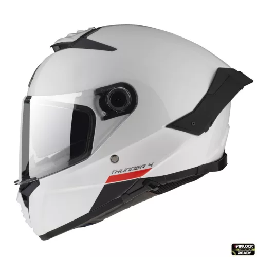 Casca Mt Helmets Thunder 4 SV A0 alb lucios