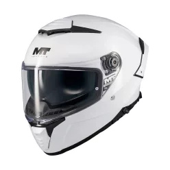 Casca Mt Helmets Thunder 4 SV Pure A0 alb lucios