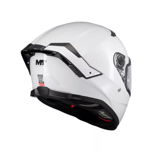 Casca Mt Helmets Thunder 4 SV Pure A0 alb lucios