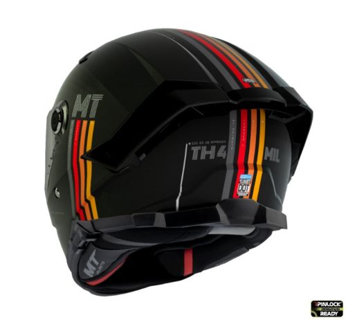 Casca Mt Helmets Thunder 4 SV MIL A11 negru mat