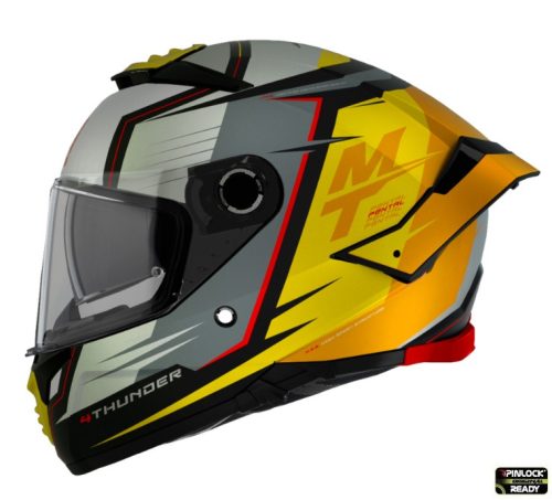 Casca Mt Helmets Thunder 4 Sv Pental B3 Galben Mat