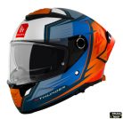 Casca MT Thunder 4 SV Pental B4 portocaliu mat  - tip viziera MT-V-28B - Portocaliu mat